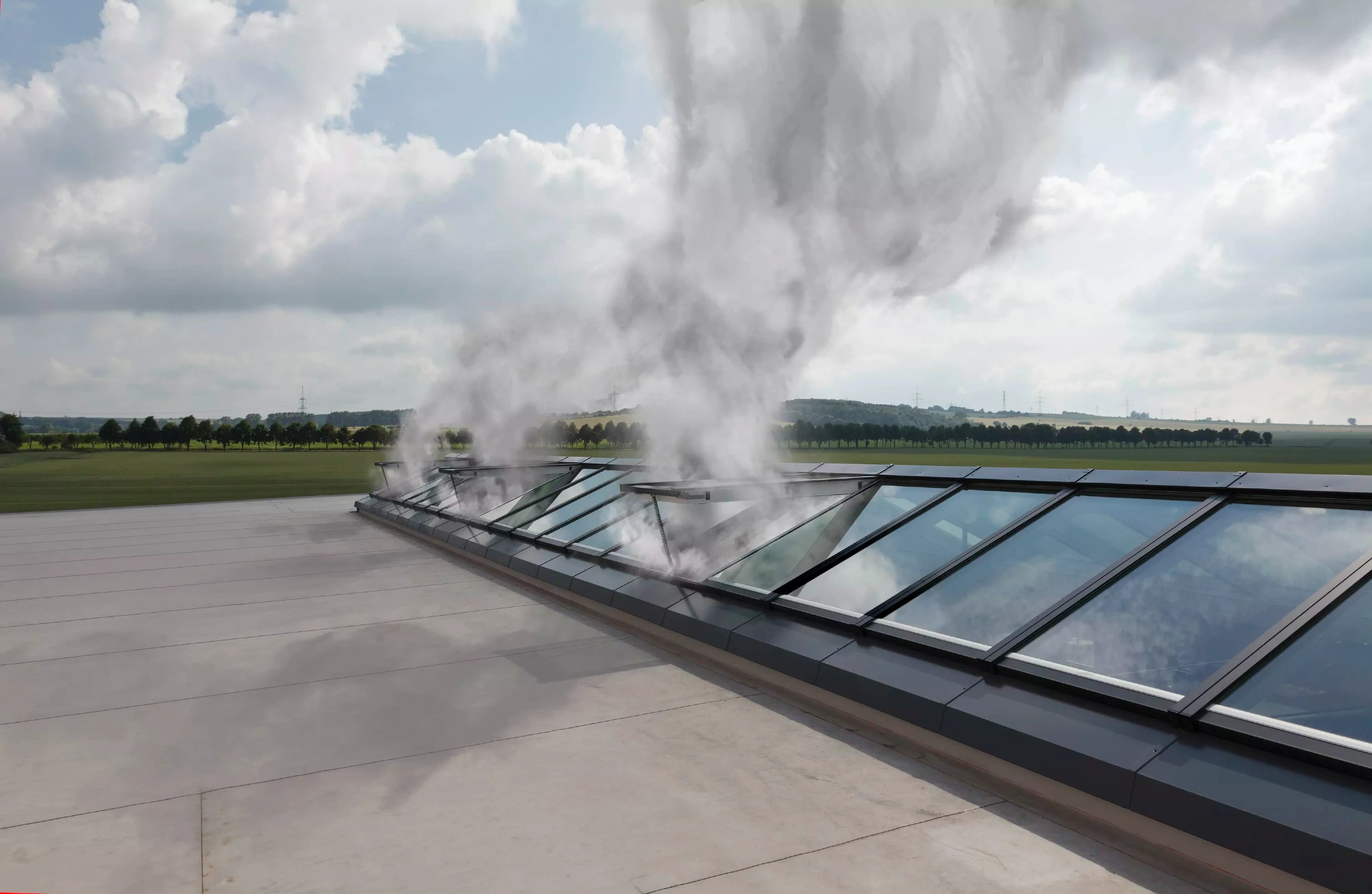 Røykluker i tak med røykventilasjon – NS-EN 12101-2, Oslo Vestfold og Telemark.